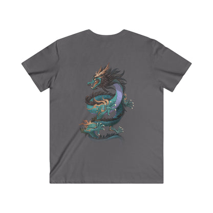 Custom Fitted V-Neck Short Sleeve Tee