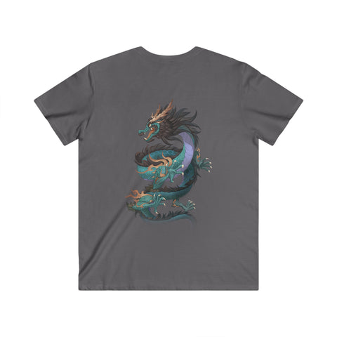 Custom Fitted V-Neck Short Sleeve Tee