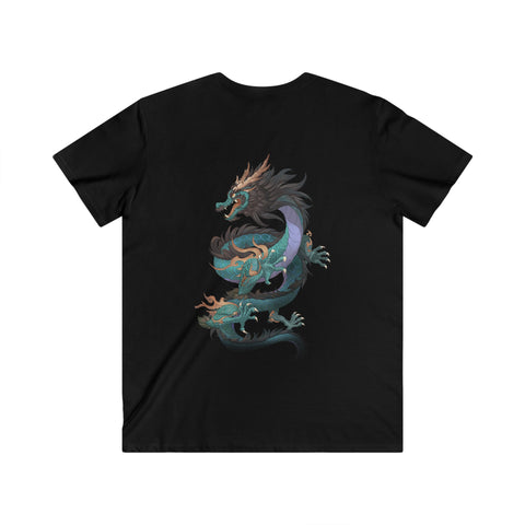Custom Fitted V-Neck Short Sleeve Tee