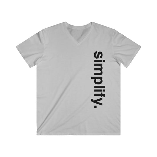 Custom Fitted V-Neck Short Sleeve Tee
