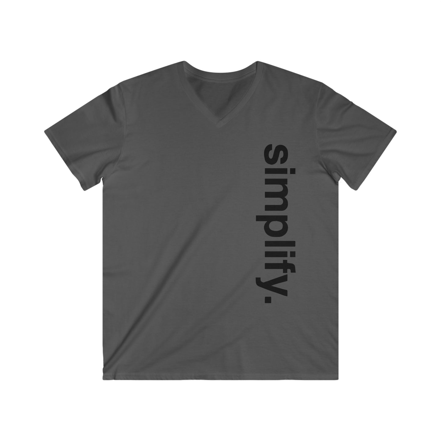 Custom Fitted V-Neck Short Sleeve Tee