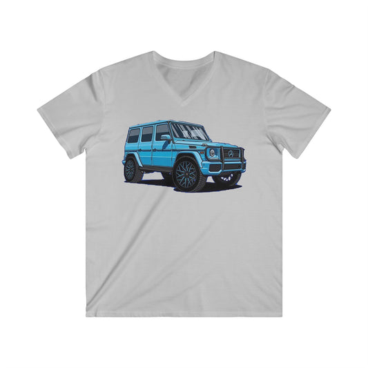 Mercedes Fitted V-Neck Short Sleeve Tee