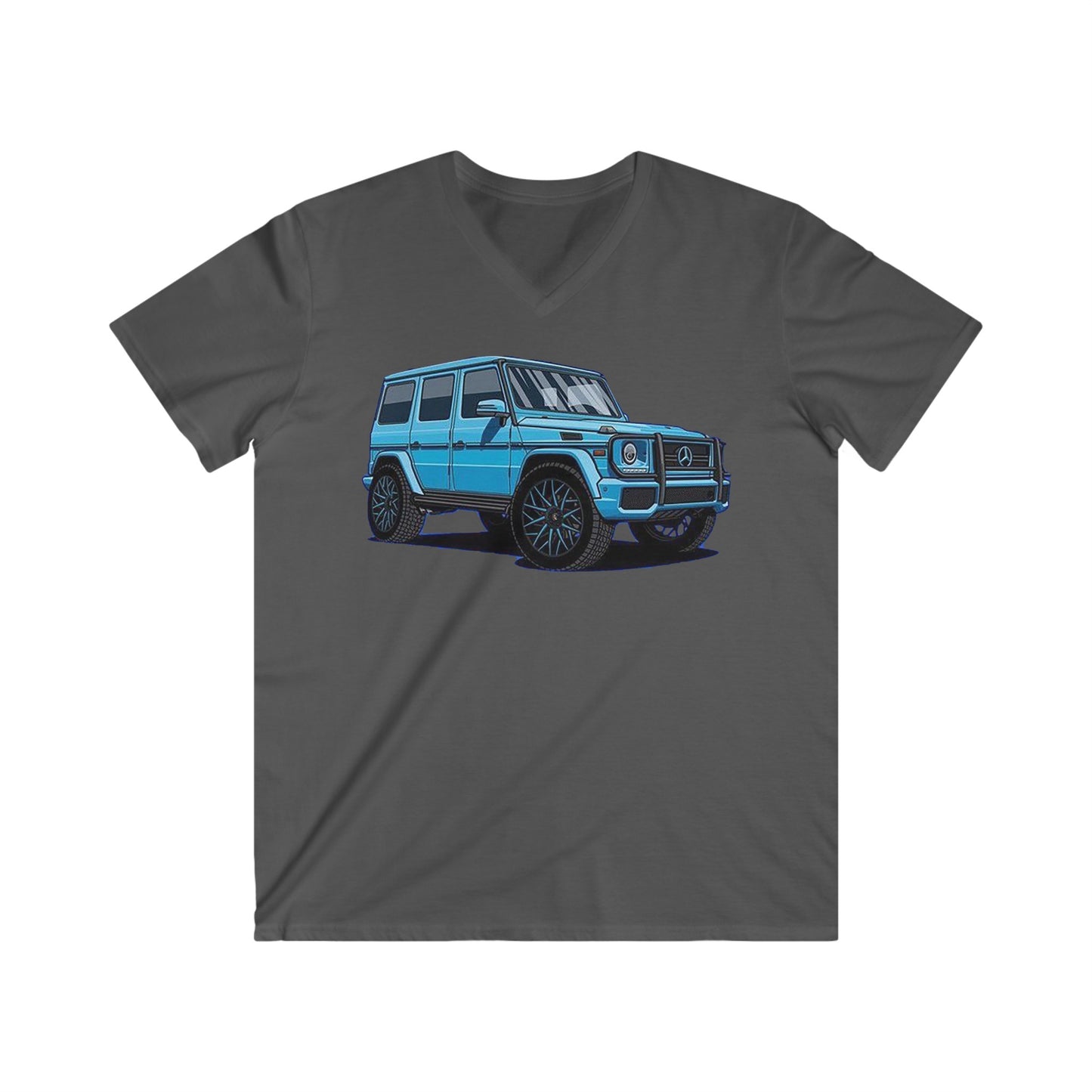 Mercedes Fitted V-Neck Short Sleeve Tee
