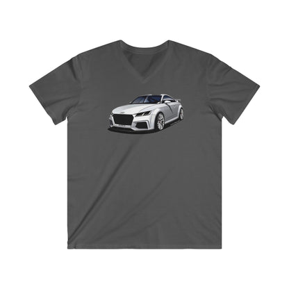 Audi Fitted V-Neck Short Sleeve Tee