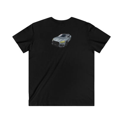 Audi Fitted V-Neck Short Sleeve Tee