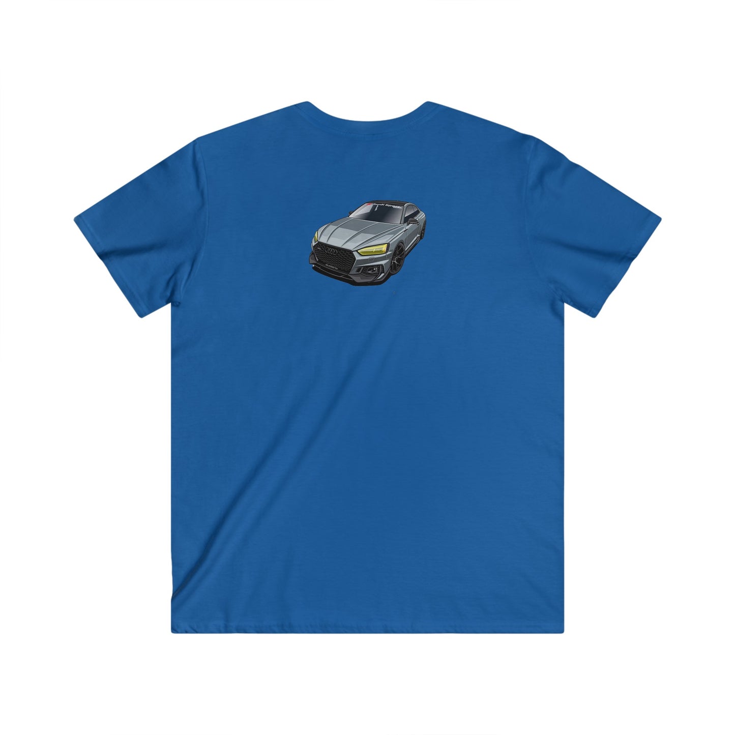 Audi Fitted V-Neck Short Sleeve Tee