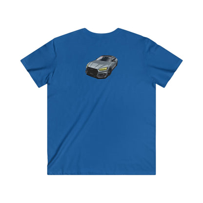 Audi Fitted V-Neck Short Sleeve Tee