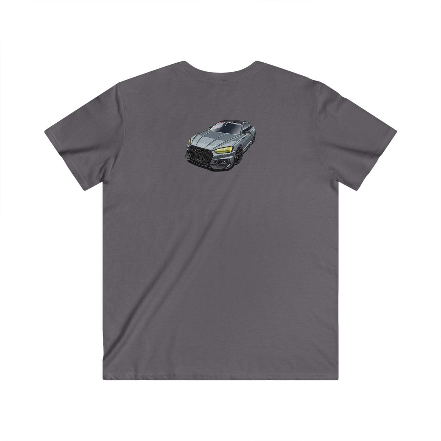 Audi Fitted V-Neck Short Sleeve Tee