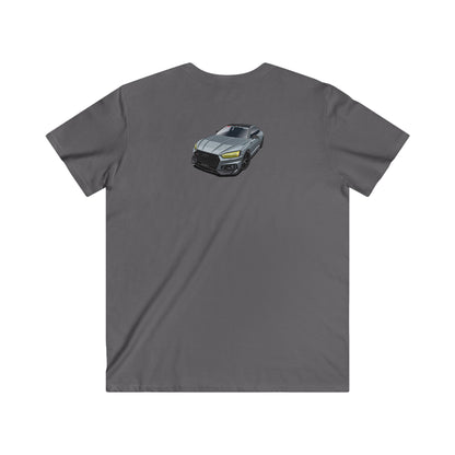 Audi Fitted V-Neck Short Sleeve Tee