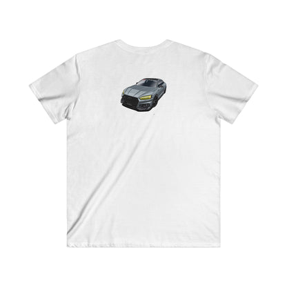 Audi Fitted V-Neck Short Sleeve Tee