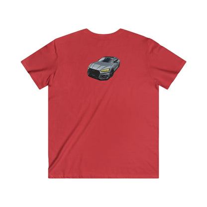 Audi Fitted V-Neck Short Sleeve Tee
