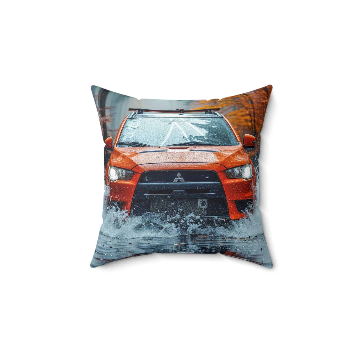 Mitsubishi Lancer Evo Custom Spun Pillow