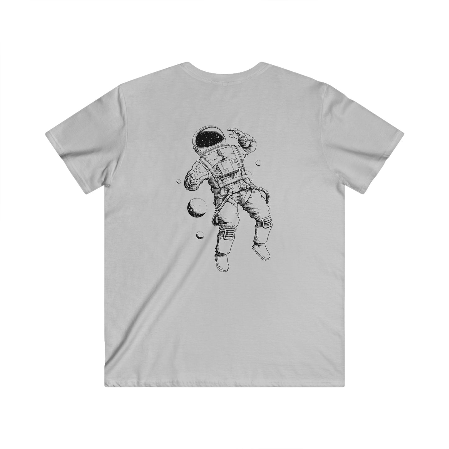 Custom Fitted V-Neck Short Sleeve Tee