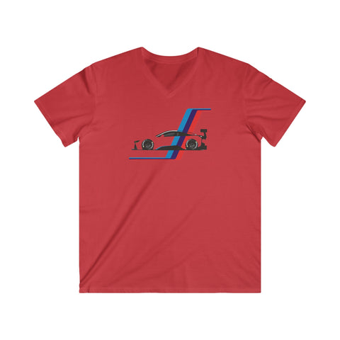 Fitted V-Neck Short Sleeve Tee