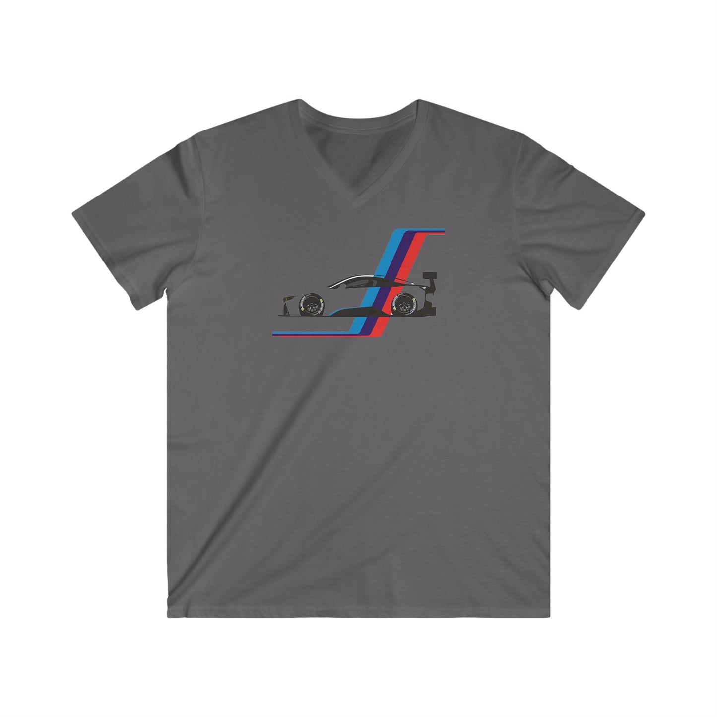 Fitted V-Neck Short Sleeve Tee