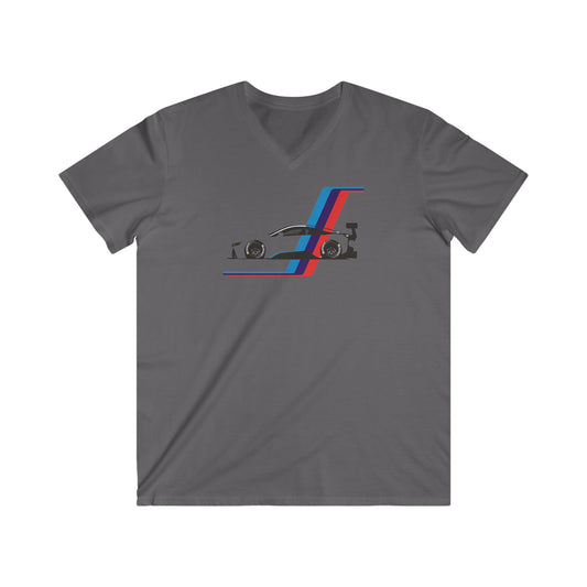 Fitted V-Neck Short Sleeve Tee