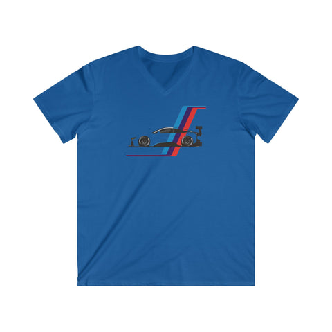 Fitted V-Neck Short Sleeve Tee