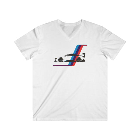 Fitted V-Neck Short Sleeve Tee