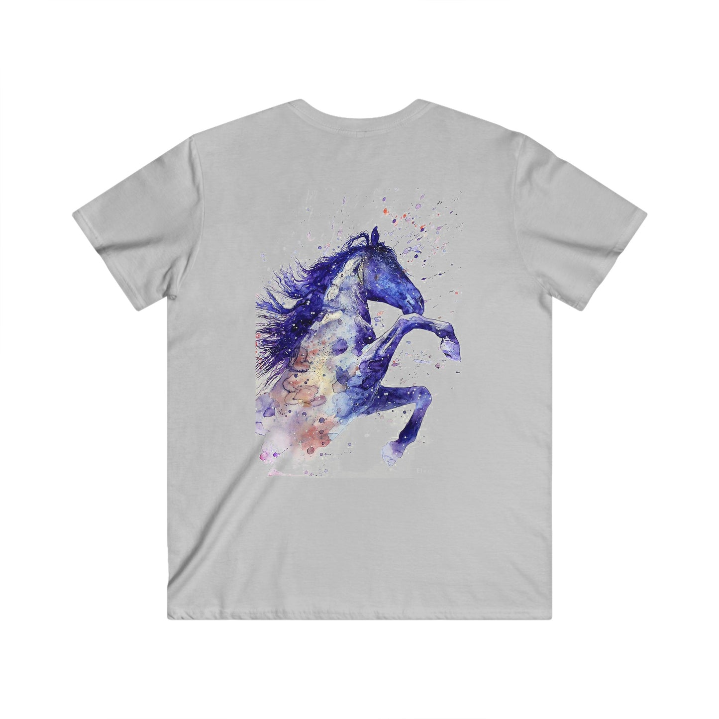 Custom Fitted V-Neck Short Sleeve Tee