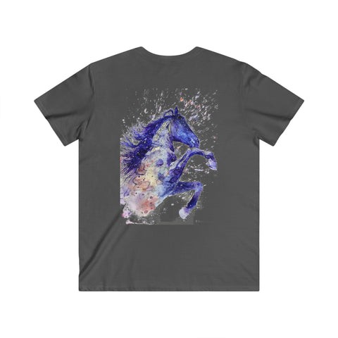 Custom Fitted V-Neck Short Sleeve Tee