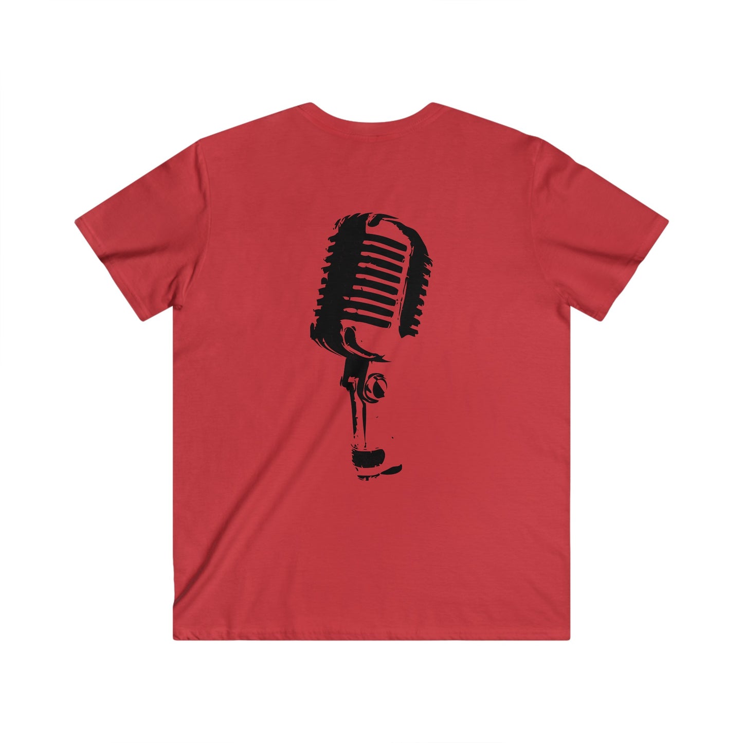 Custom Fitted V-Neck Short Sleeve Tee