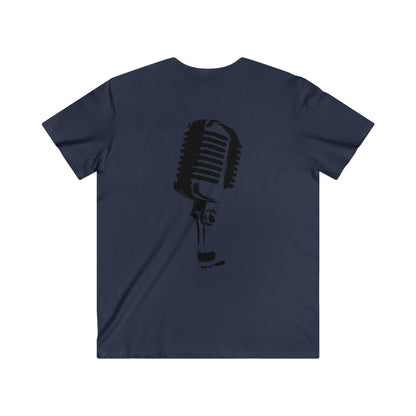 Custom Fitted V-Neck Short Sleeve Tee