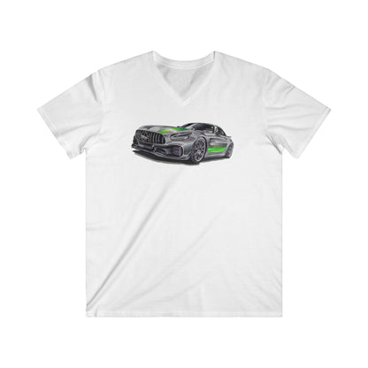 Mercedes Fitted V-Neck Short Sleeve Tee