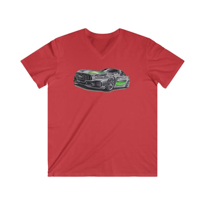 Mercedes Fitted V-Neck Short Sleeve Tee