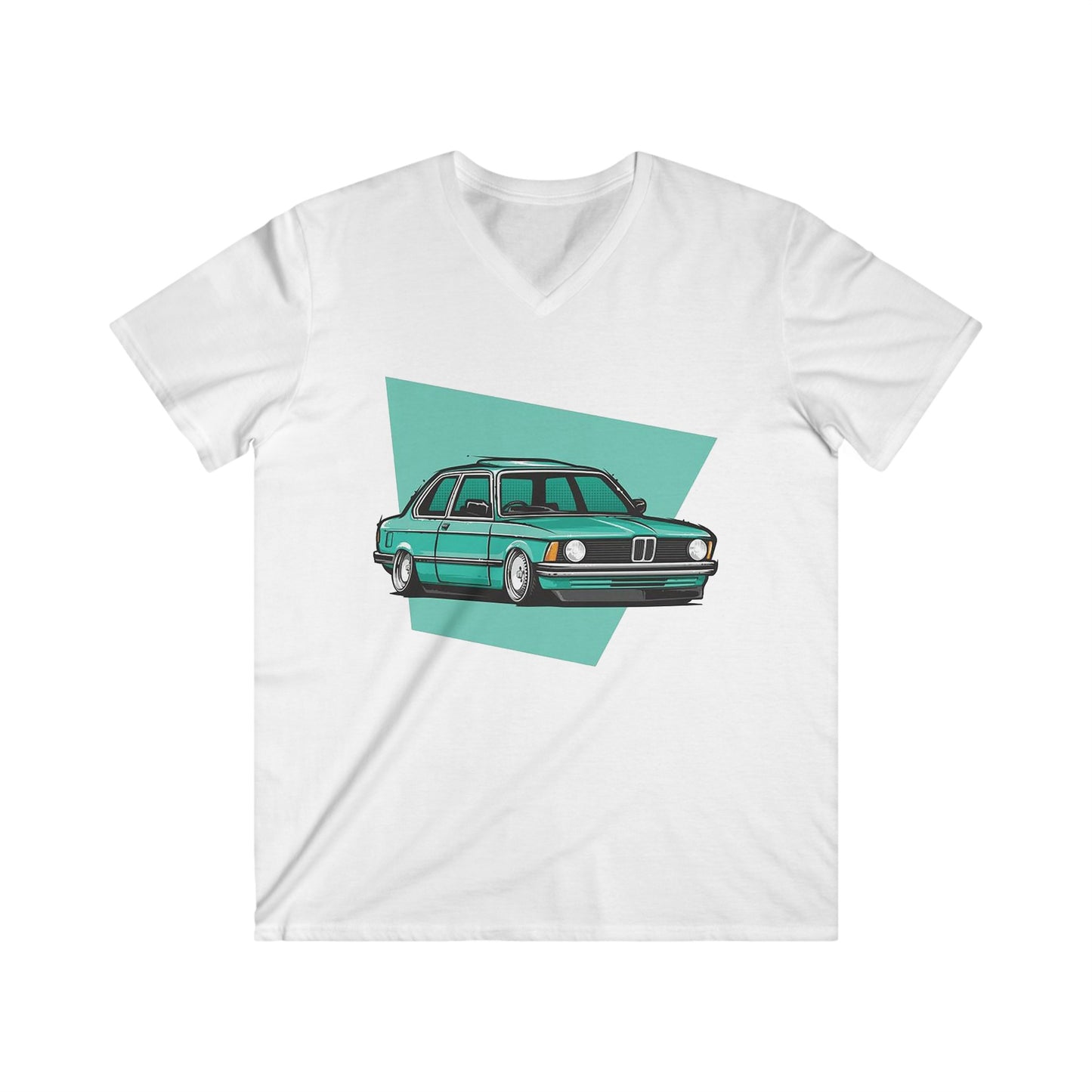 BMW Fitted V-Neck Short Sleeve Tee