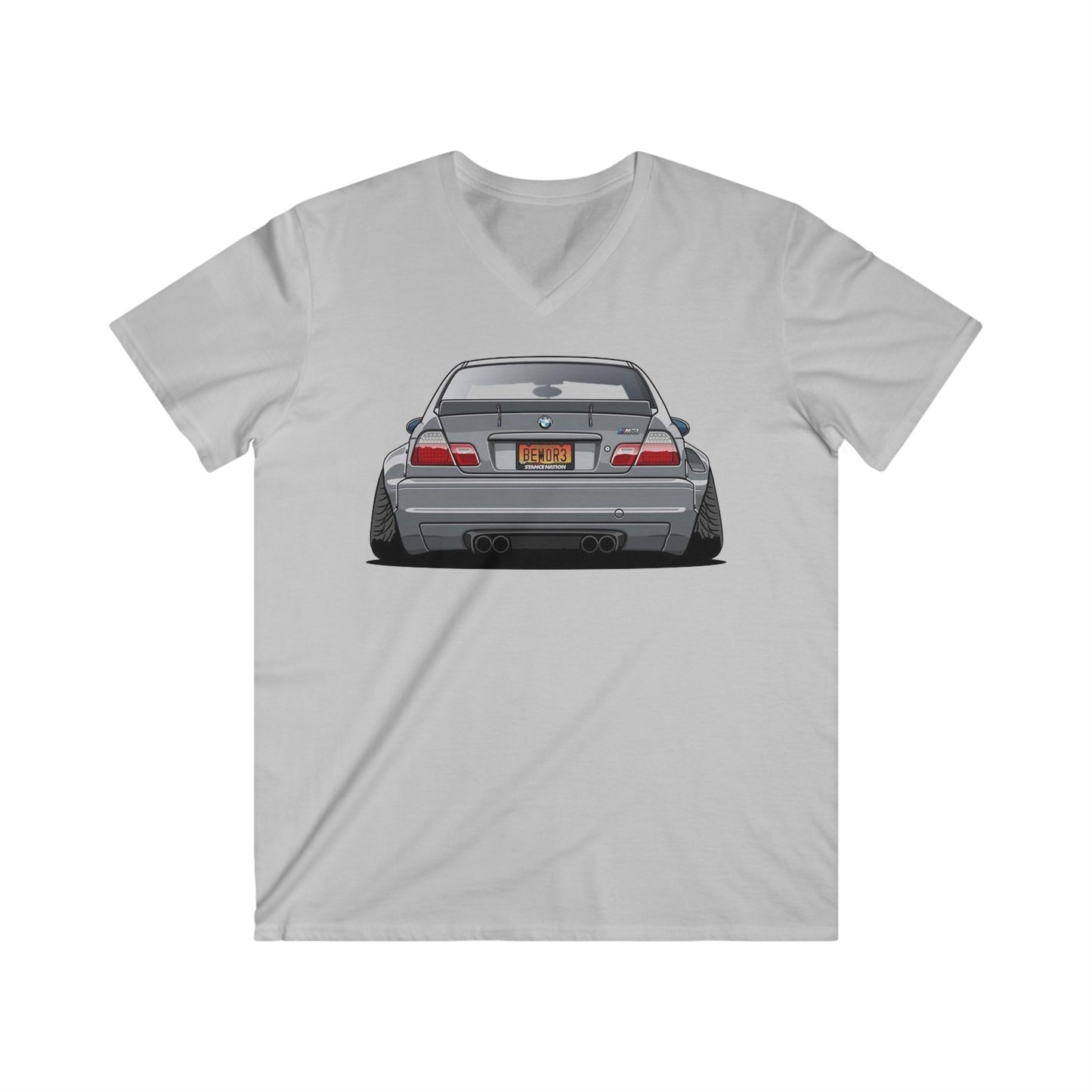 BMW Fitted V-Neck Short Sleeve Tee