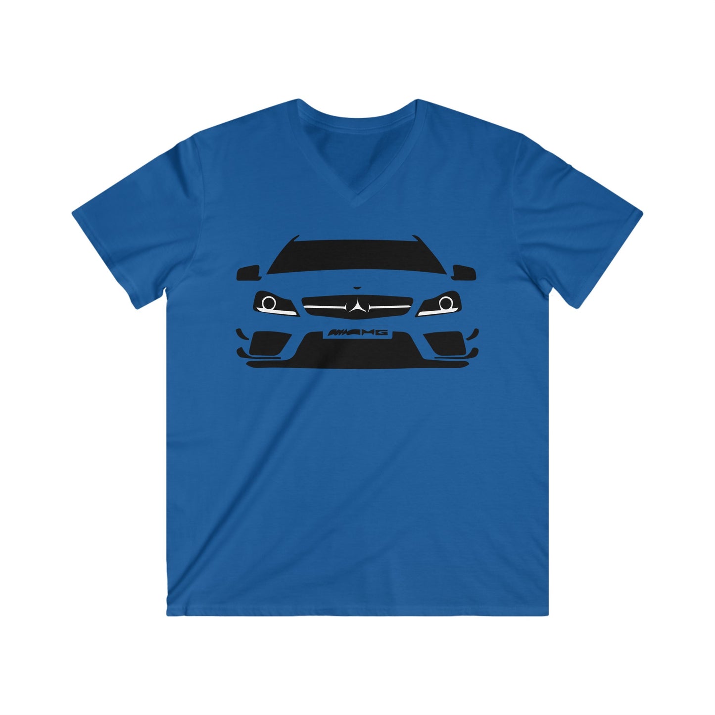 Mercedes Fitted V-Neck Short Sleeve Tee