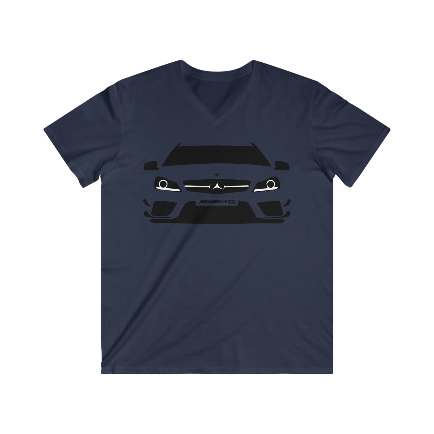 Mercedes Fitted V-Neck Short Sleeve Tee