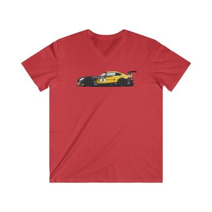 Mercedes Fitted V-Neck Short Sleeve Tee