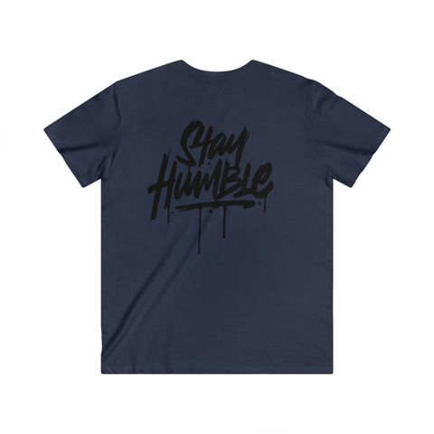 Custom Fitted V-Neck Short Sleeve Tee