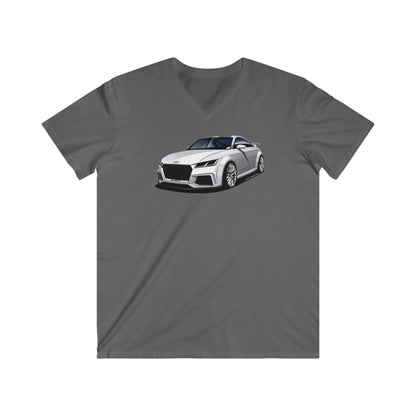 Audi Fitted V-Neck Short Sleeve Tee
