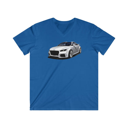Audi Fitted V-Neck Short Sleeve Tee