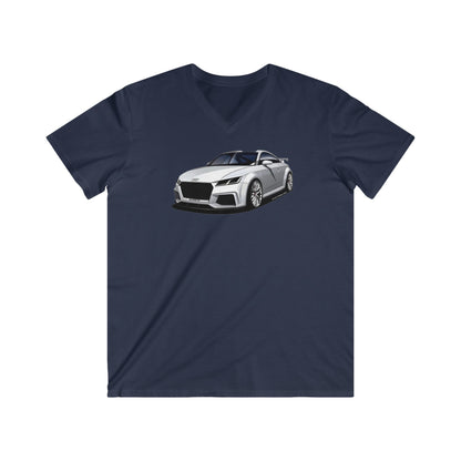 Audi Fitted V-Neck Short Sleeve Tee