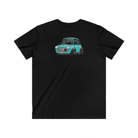 Mini Fitted V-Neck Short Sleeve Tee