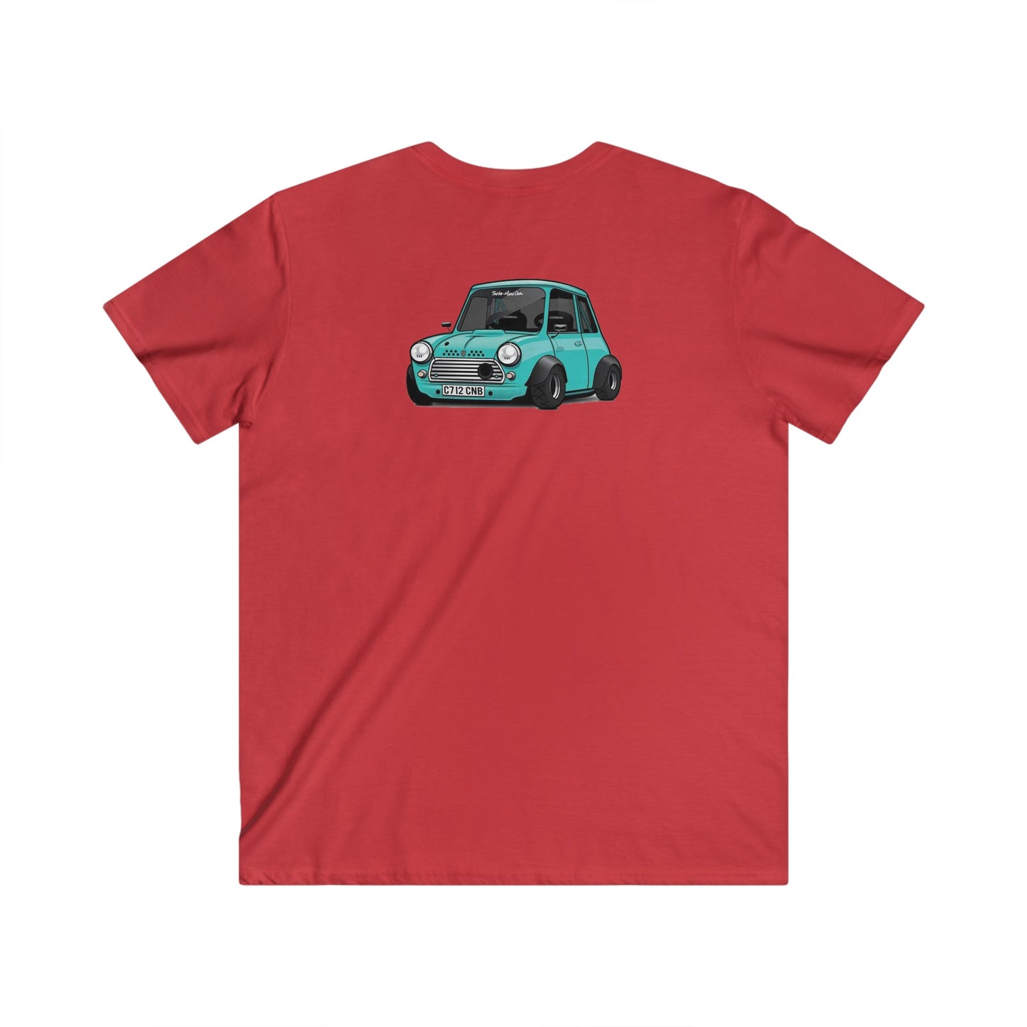 Mini Fitted V-Neck Short Sleeve Tee
