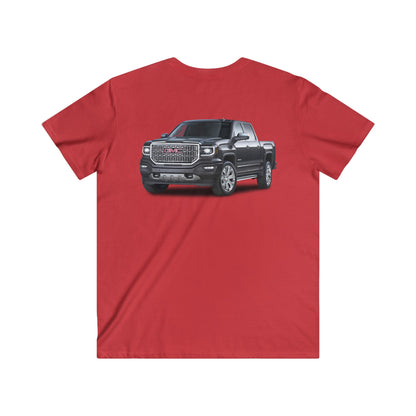 GMC Fitted V-Neck Short Sleeve Tee