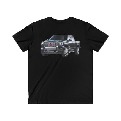 GMC Fitted V-Neck Short Sleeve Tee