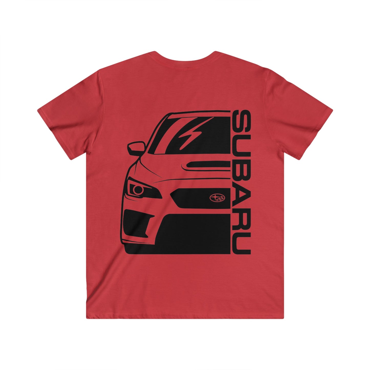 Subaru Fitted V-Neck Short Sleeve Tee