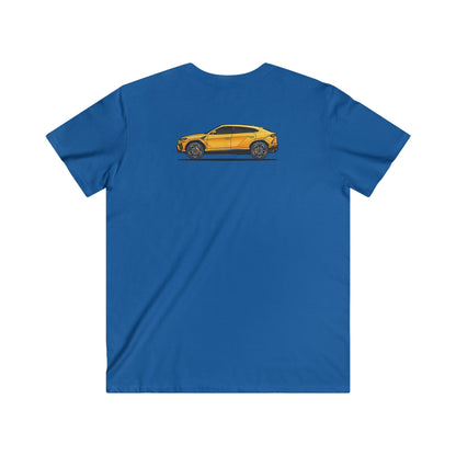 Lambo Fitted V-Neck Short Sleeve Tee