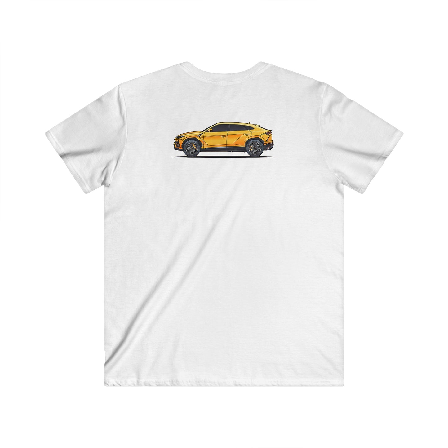 Lambo Fitted V-Neck Short Sleeve Tee