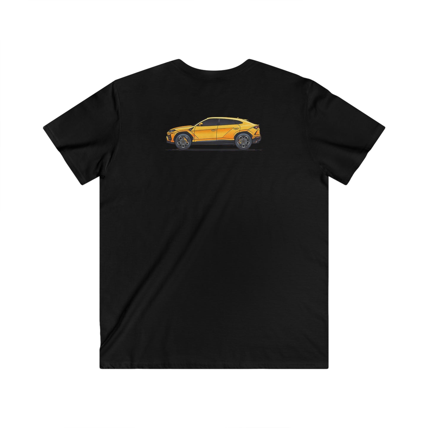 Lambo Fitted V-Neck Short Sleeve Tee
