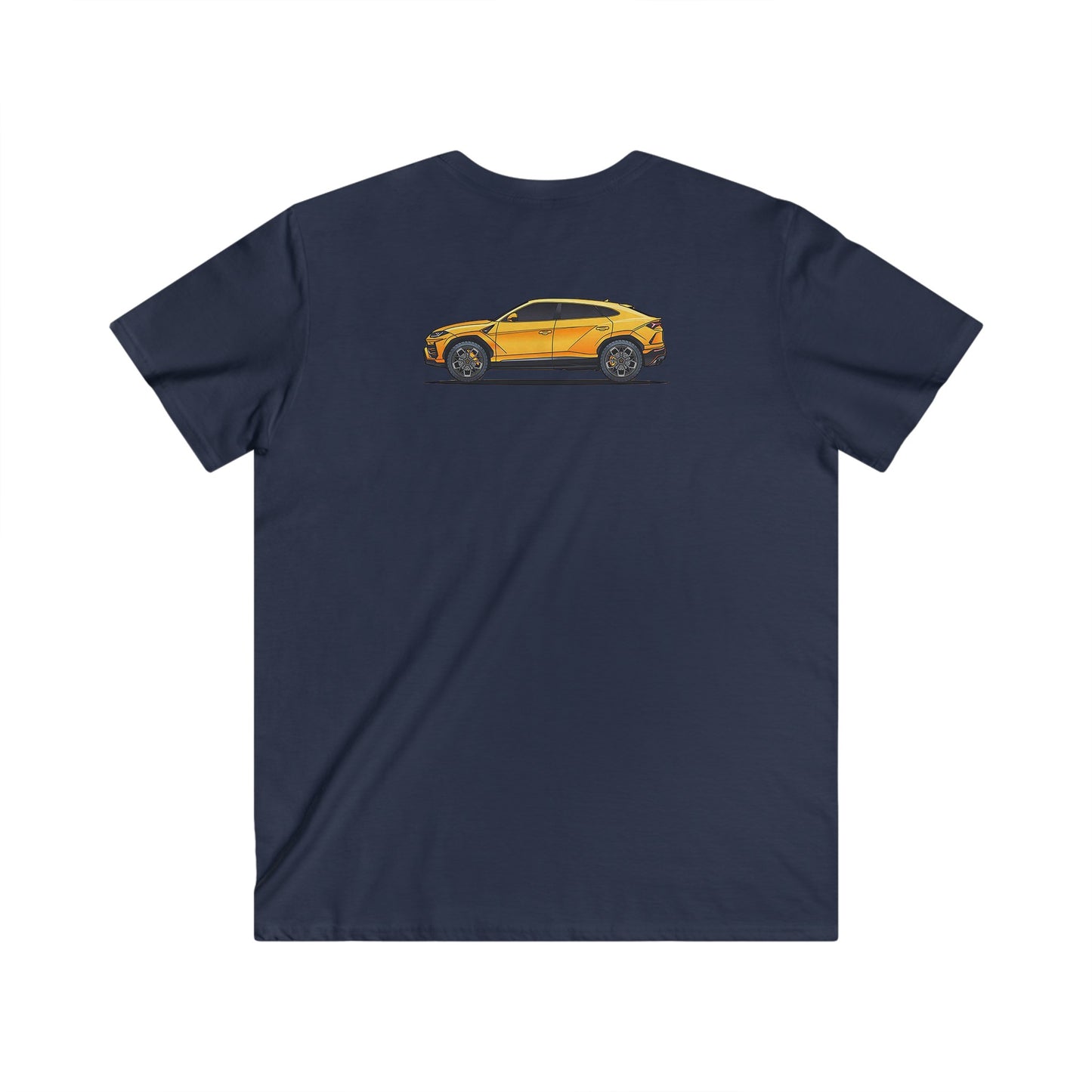 Lambo Fitted V-Neck Short Sleeve Tee