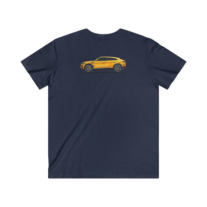 Lambo Fitted V-Neck Short Sleeve Tee