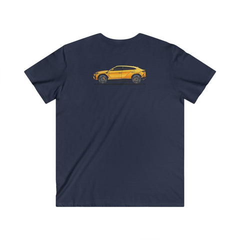 Lambo Fitted V-Neck Short Sleeve Tee