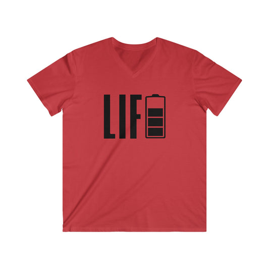 Custom Fitted V-Neck Short Sleeve Tee