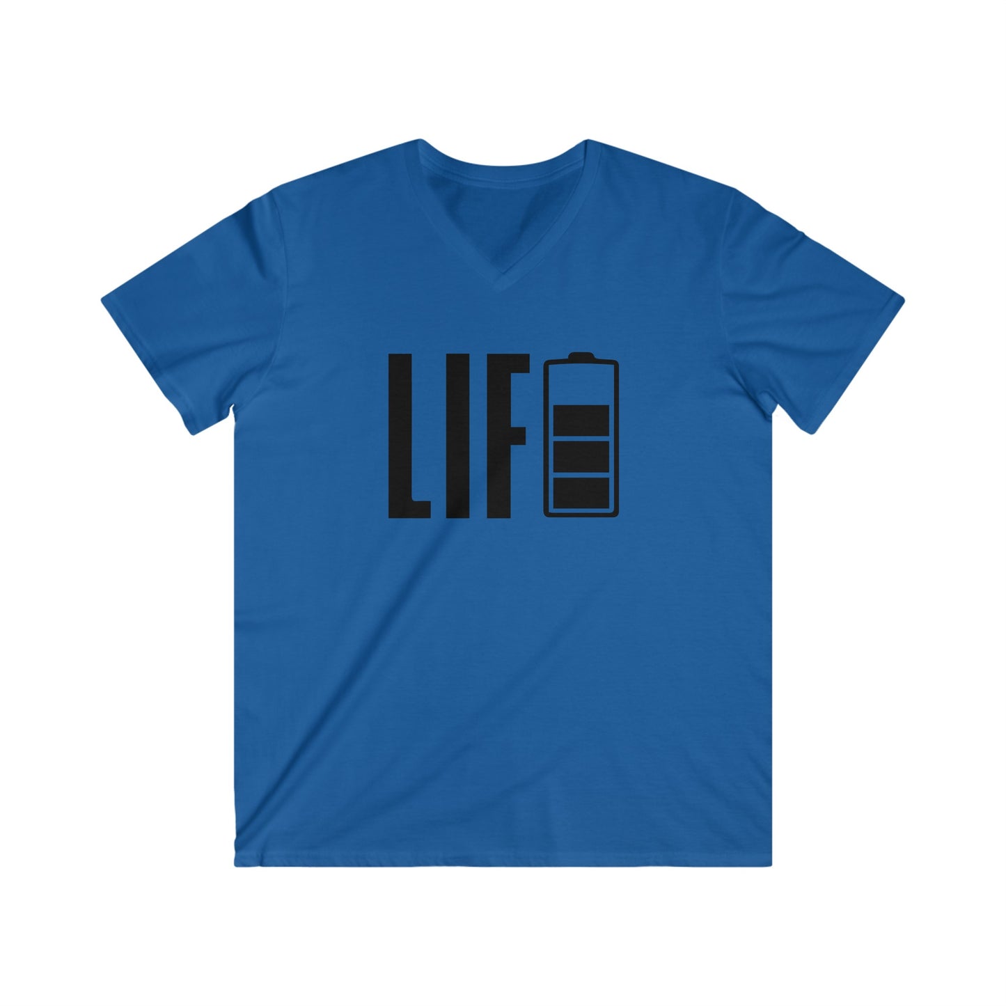 Custom Fitted V-Neck Short Sleeve Tee